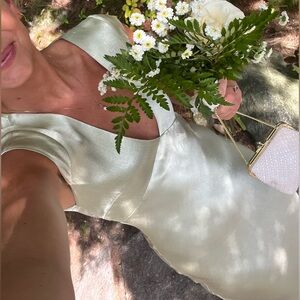 Sea foam green dress from C + Bridge